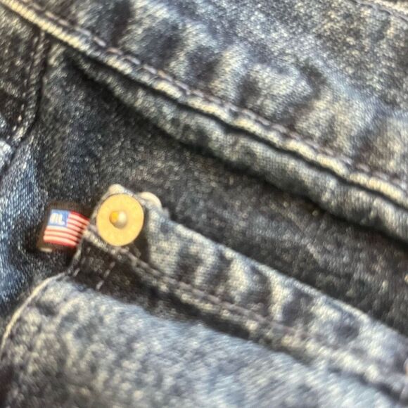 Polo Jean Co. Ralph Lauren Tattoo Flare Leg High Waist Woman Blue Jeans Sz 6 30” - Picture 6 of 9